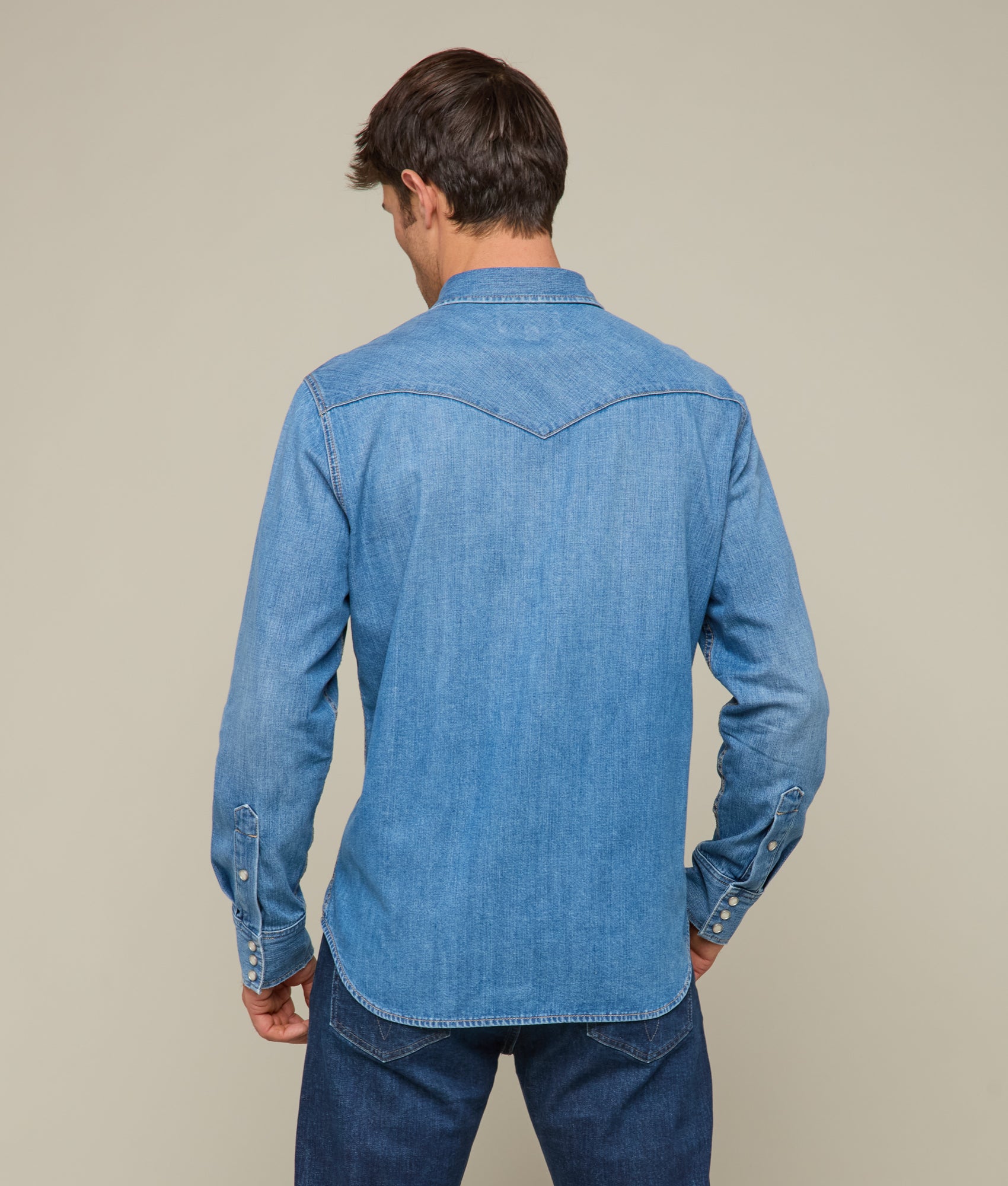 Jacob Men's Shirt :: Lone Star Blue - Image 7