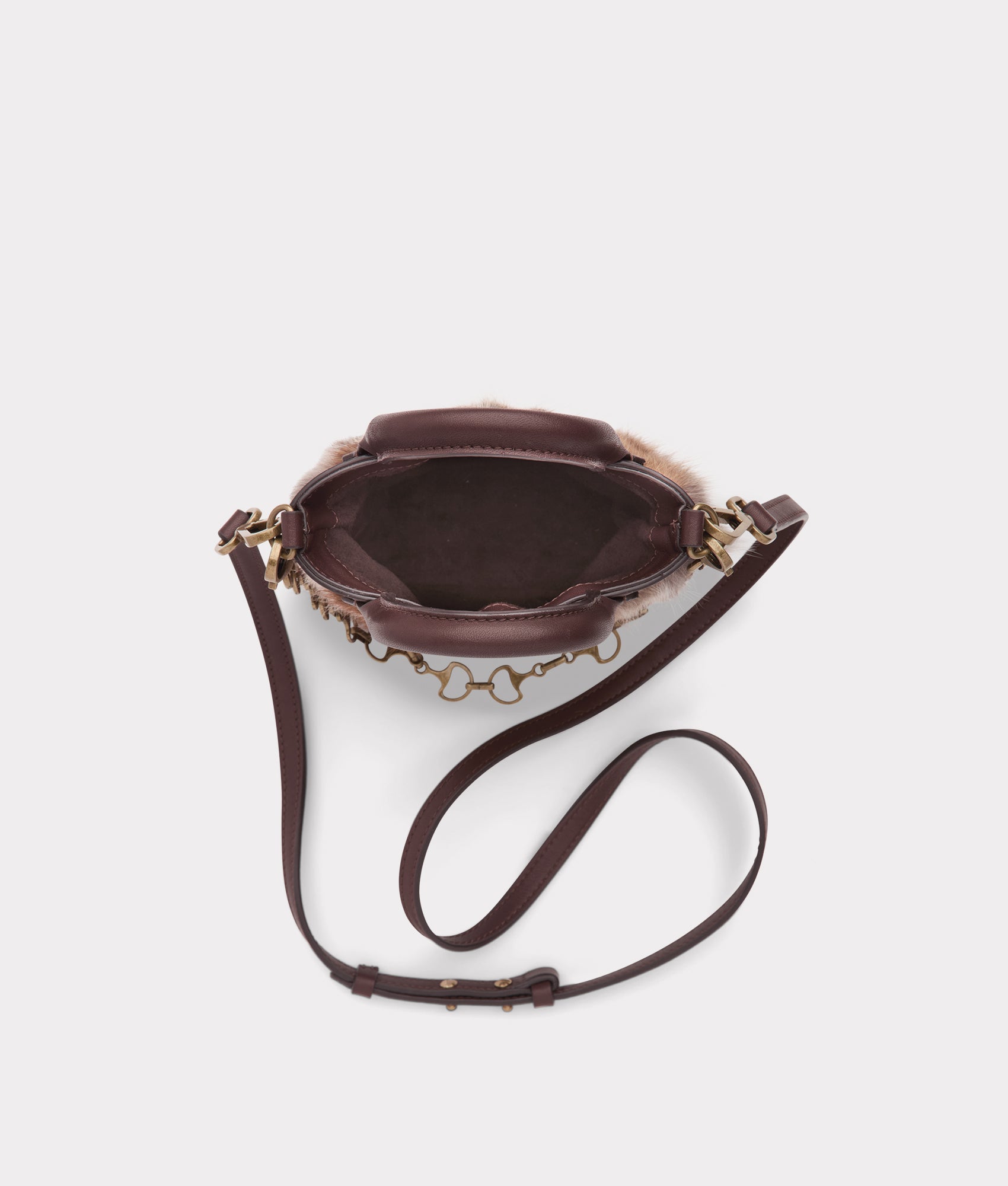 Mini Lola Fur Shopper :: Brown - Image 5