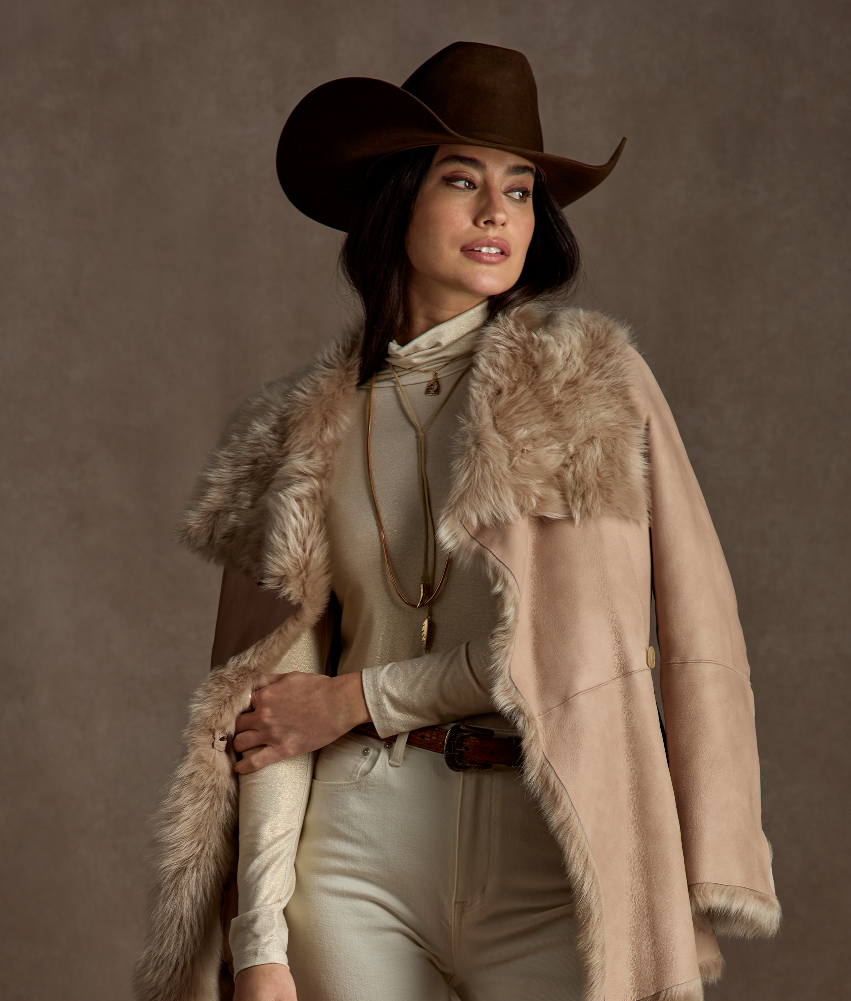 Aria Turtleneck :: Ivory - Image 2