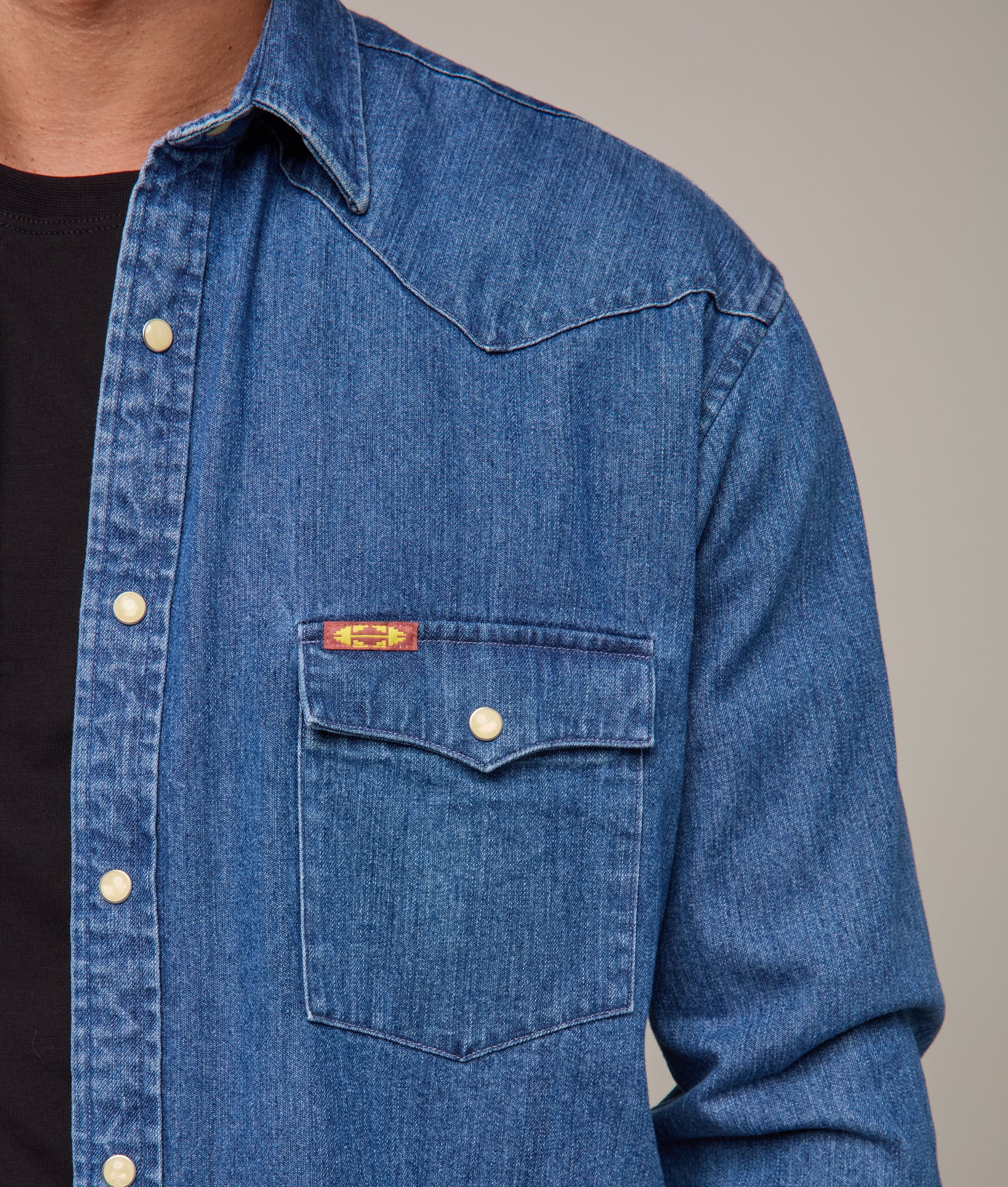 Lucchese x Chris Stapleton Classic Fit :: Medium Wash - Image 8