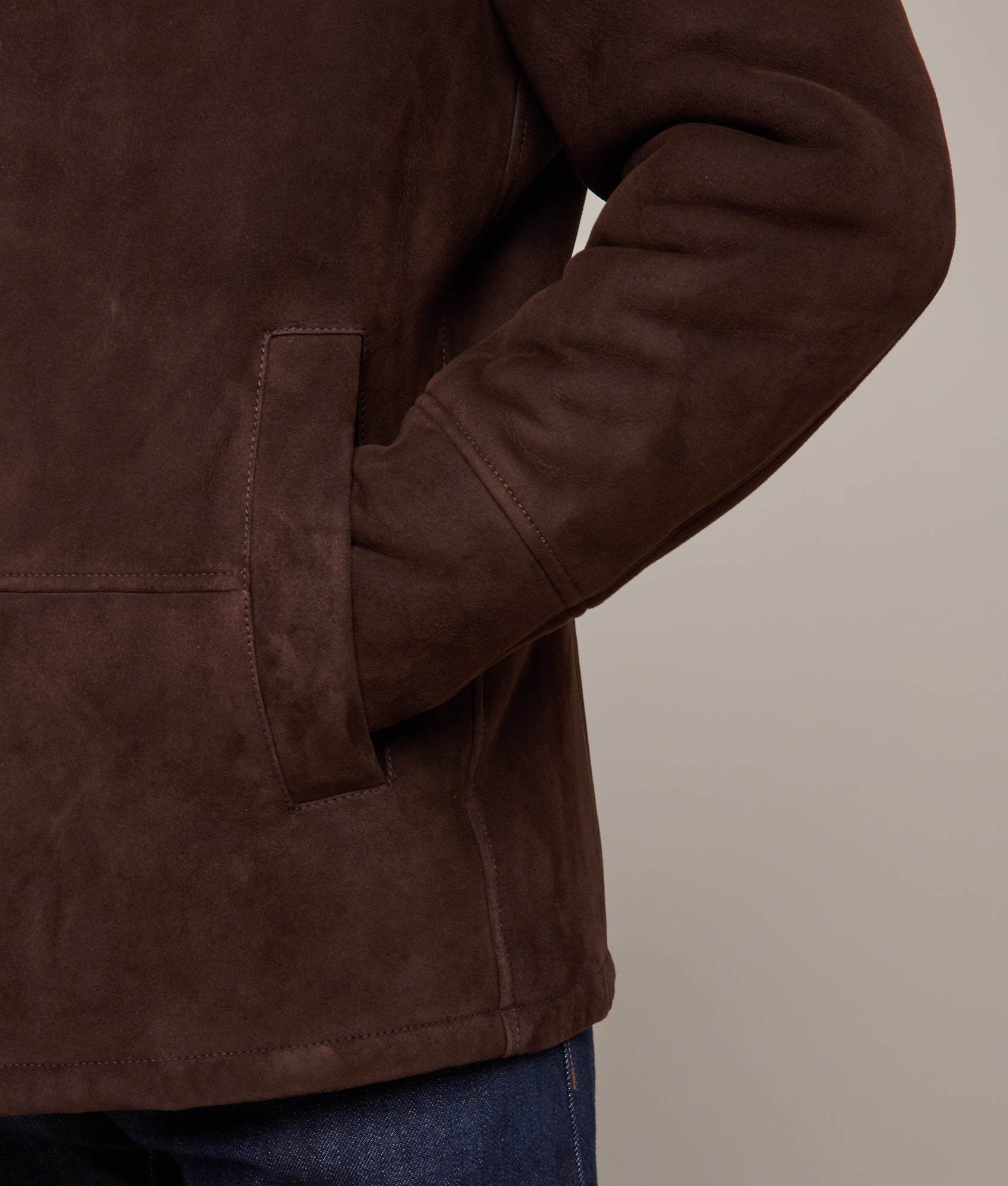 Bruce Shearling Coat :: Espresso - Image 12