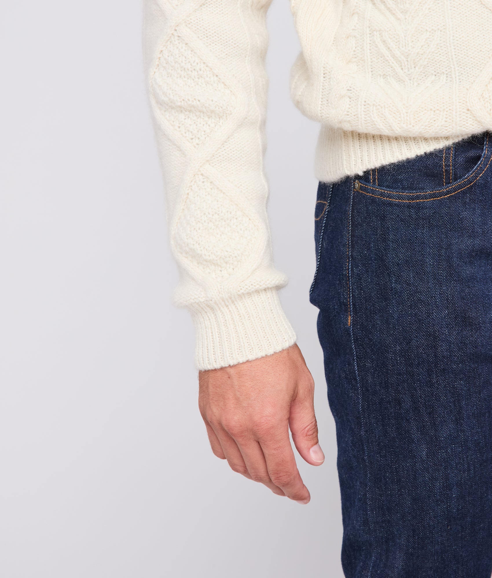 Christopher Sweater :: Winter White - Image 8