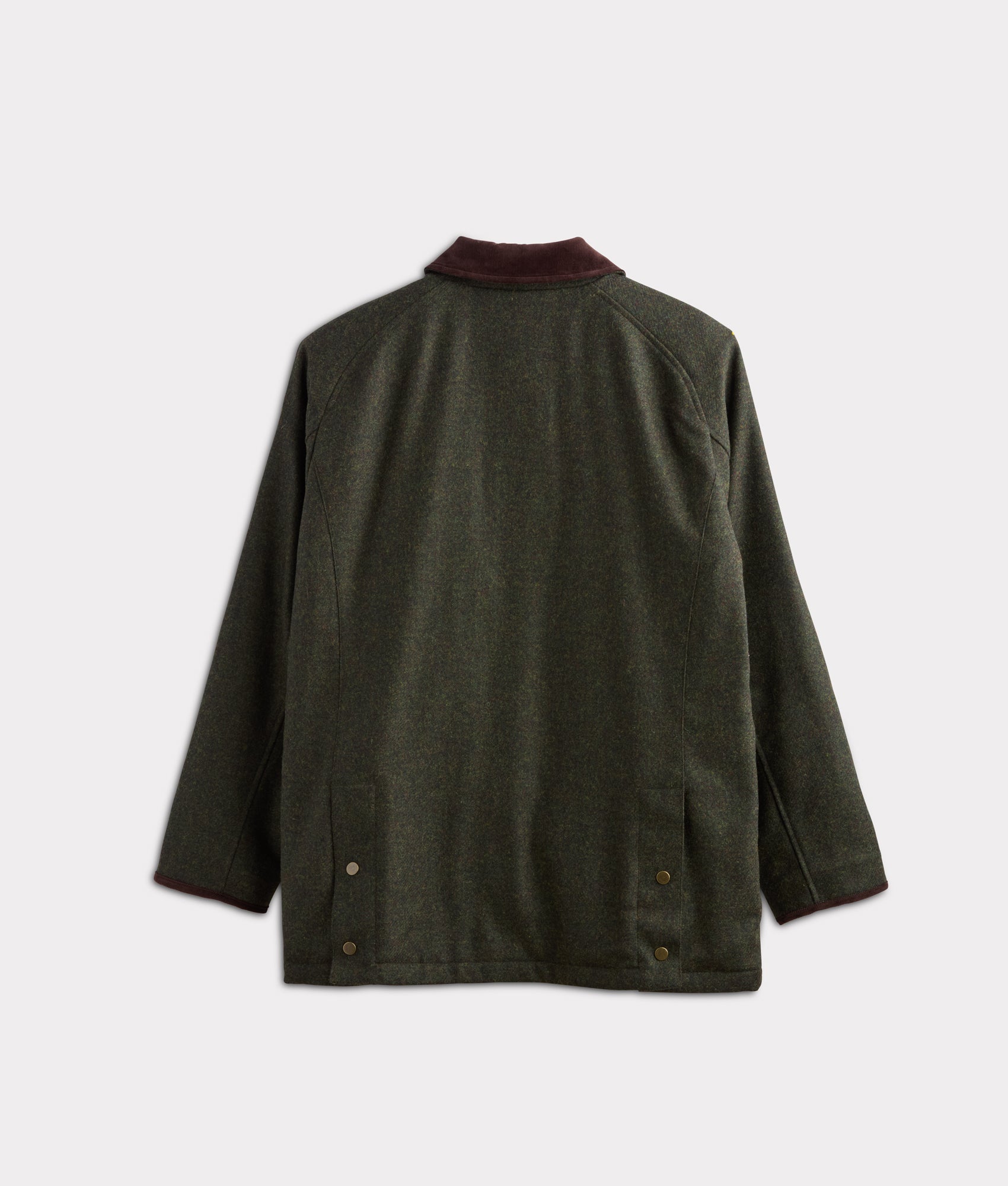 Charles Shetland Wool Jacket :: Forest Green - Image 4