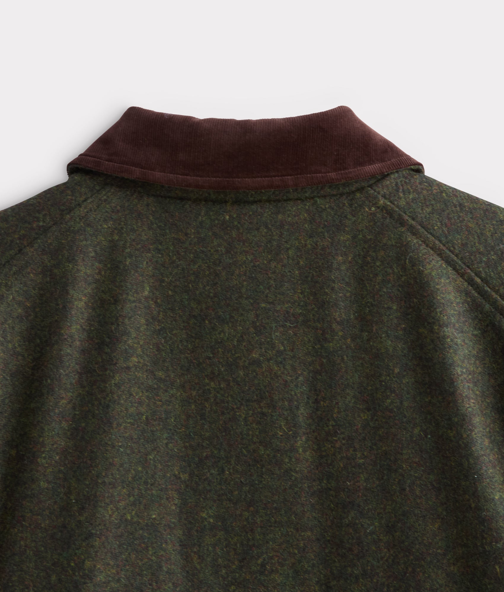 Charles Shetland Wool Jacket :: Forest Green - Image 9