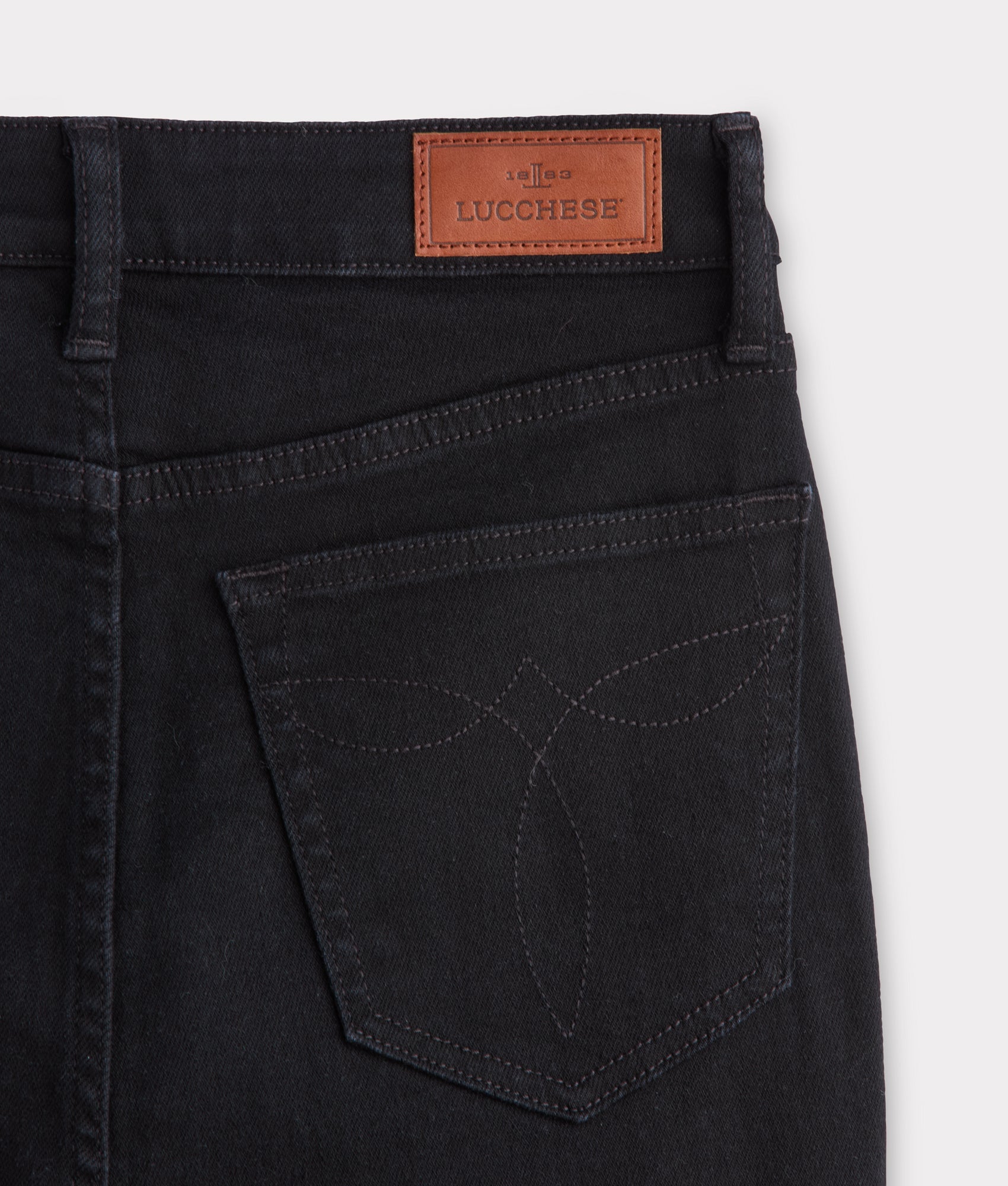Liberty High-Rise Bootcut Jean :: Black Beauty - Image 12