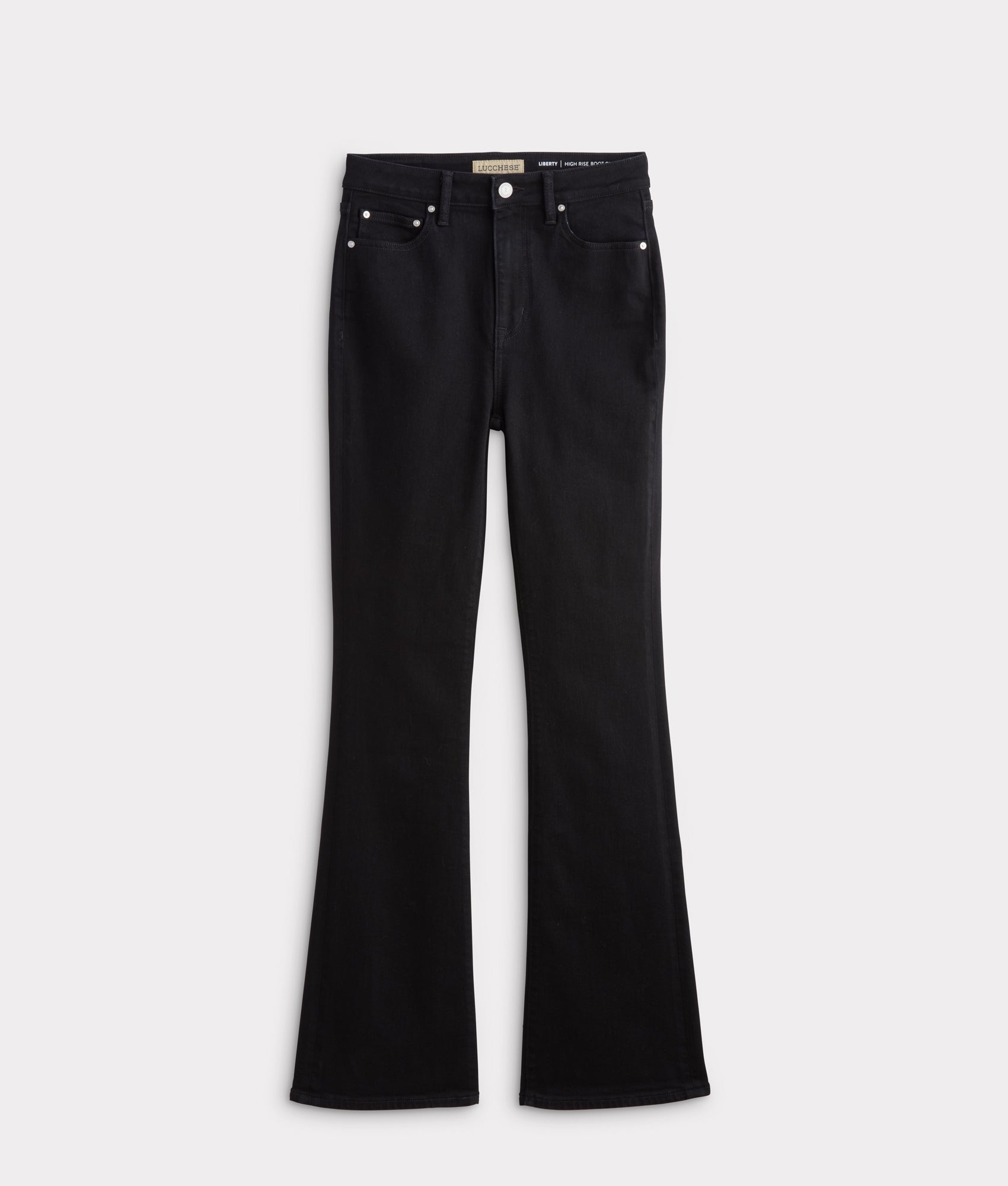 Liberty High-Rise Bootcut Jean :: Black Beauty