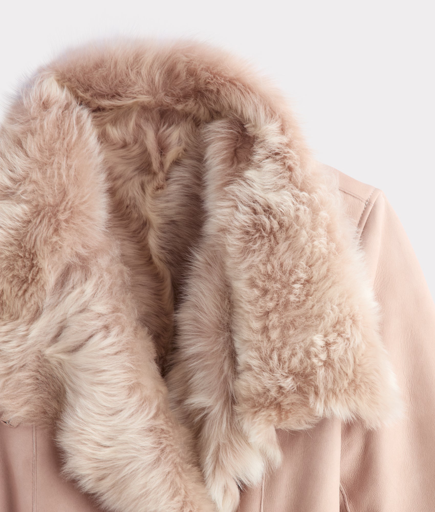 Skye Shearling Coat :: Grey - Image 10