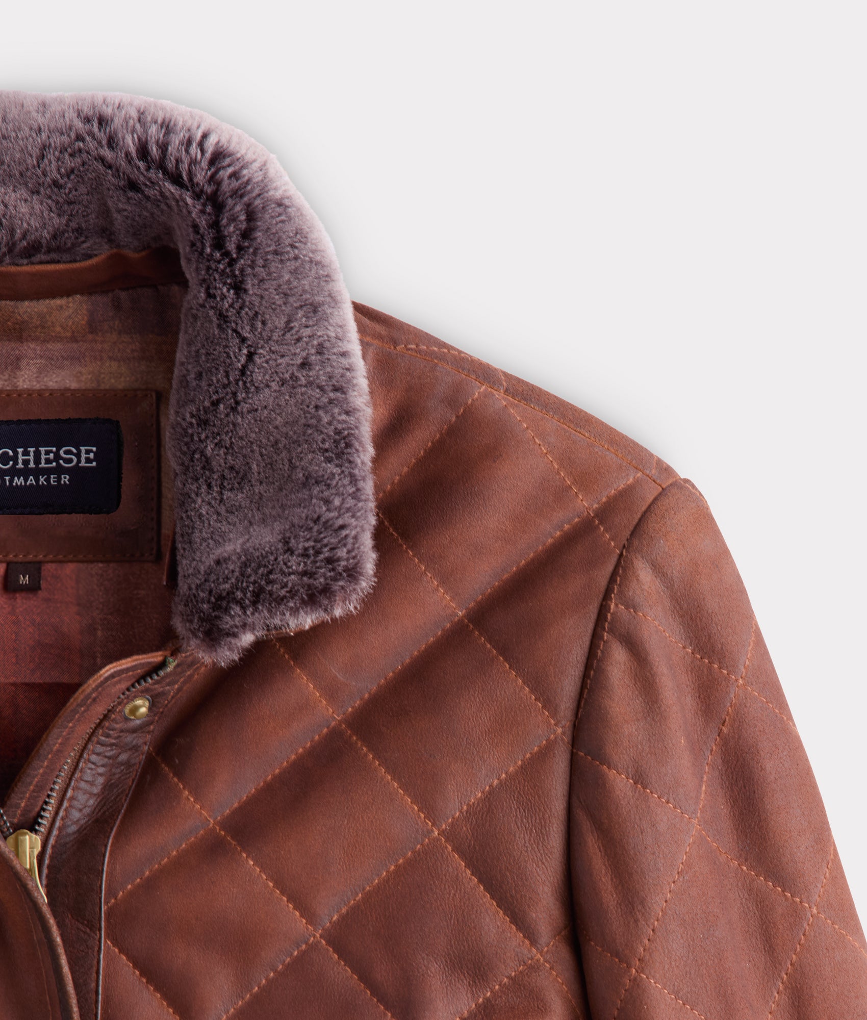 Wasatch Quilted Leather Jacket :: Bourbon - Image 7