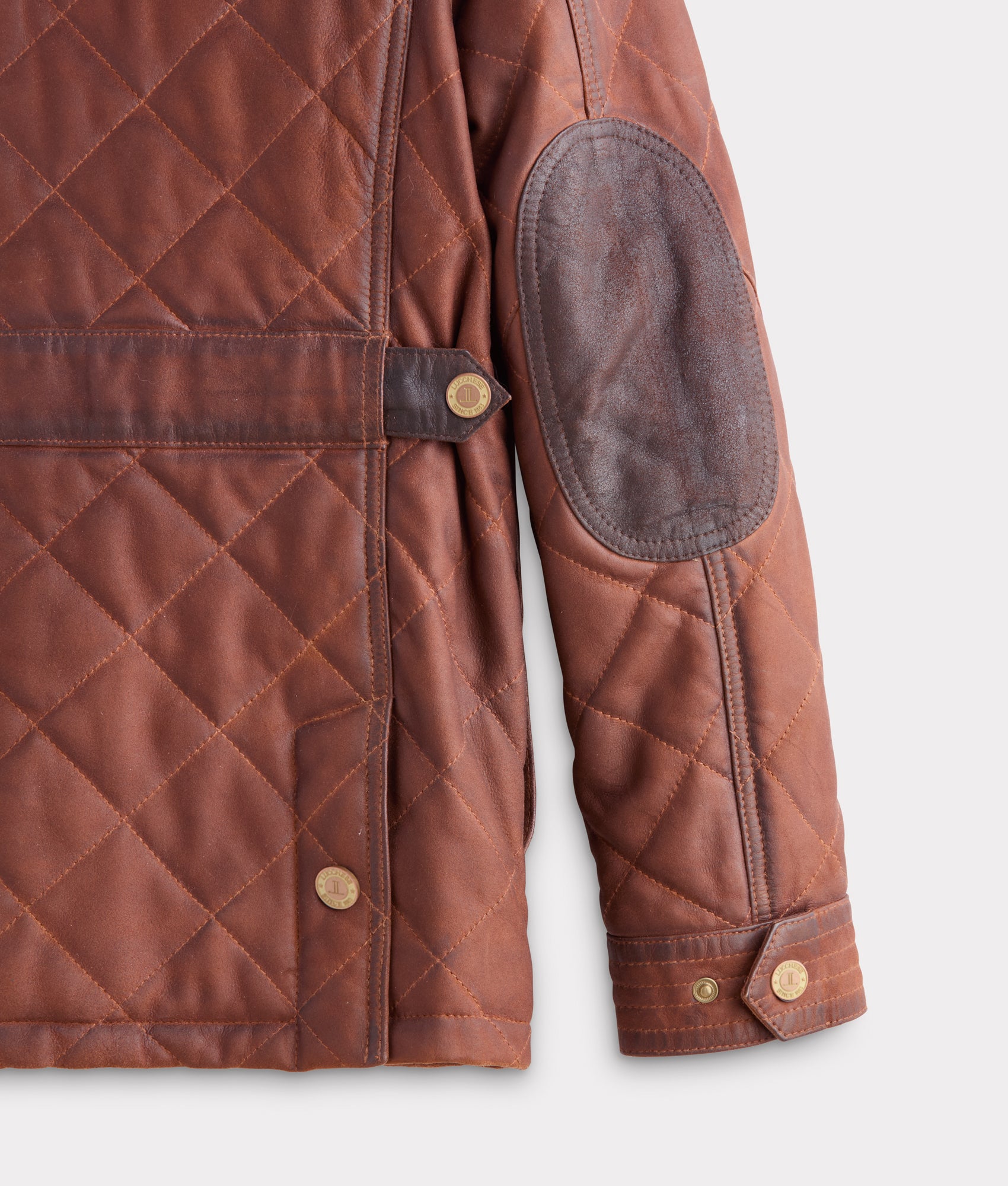 Wasatch Quilted Leather Jacket :: Bourbon - Image 5