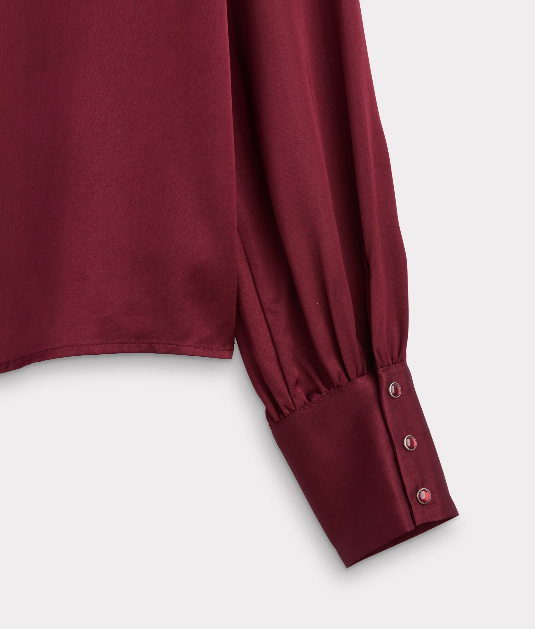 Lourdes Blouse :: Black Cherry - Image 7