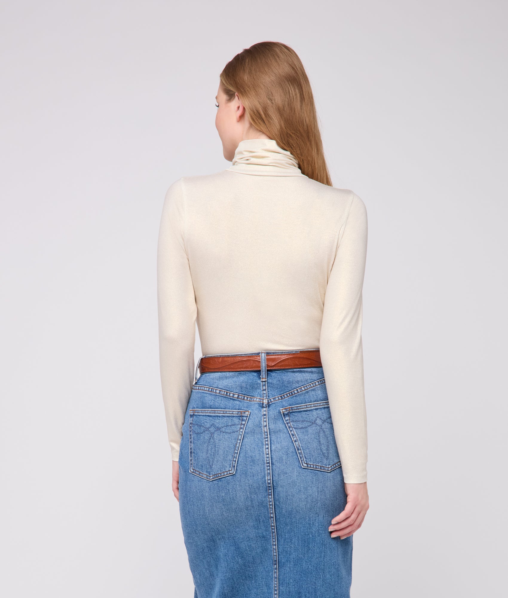 Aria Turtleneck :: Ivory - Image 8