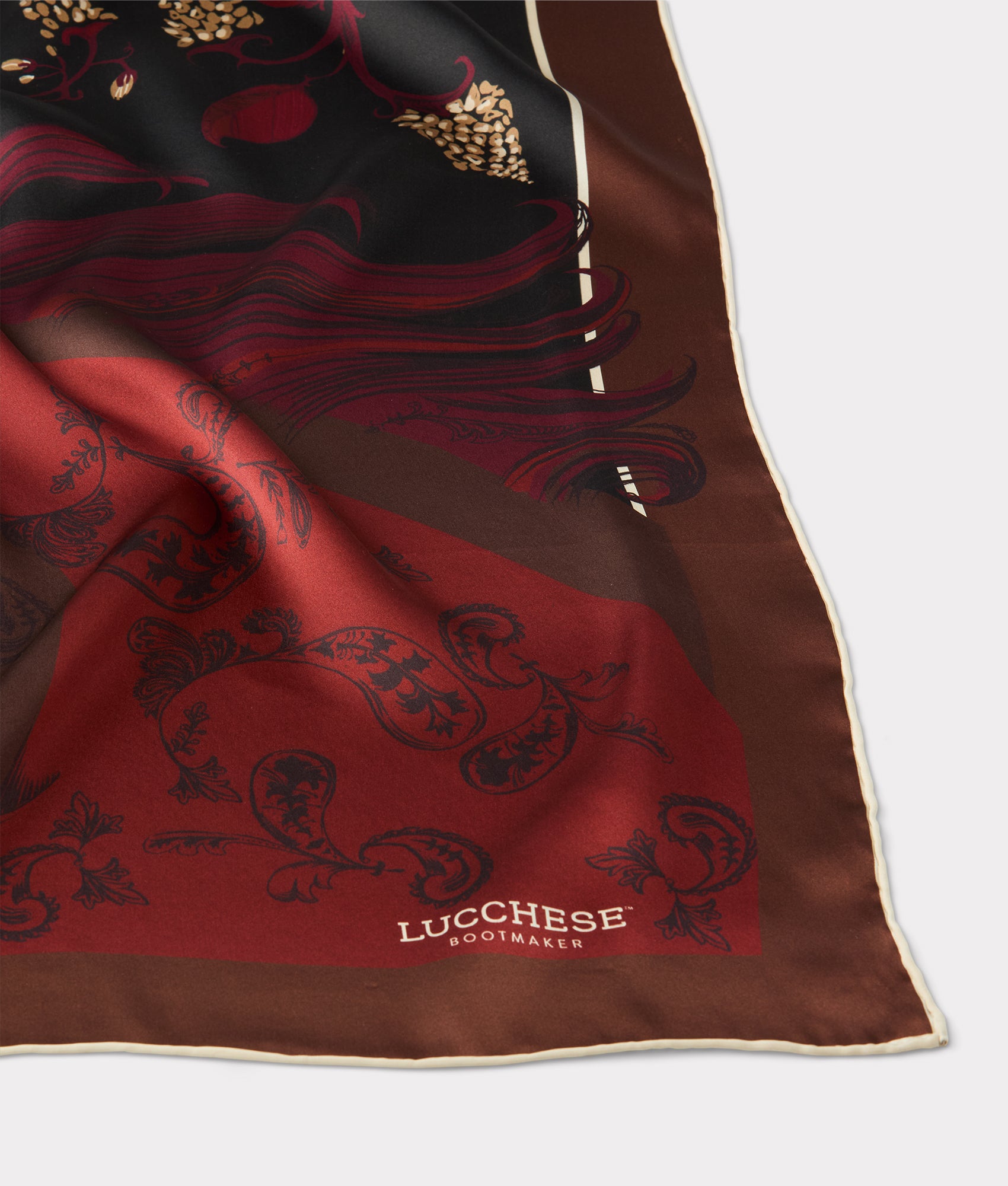 Cavalry Scarf :: Black Cherry - Image 4