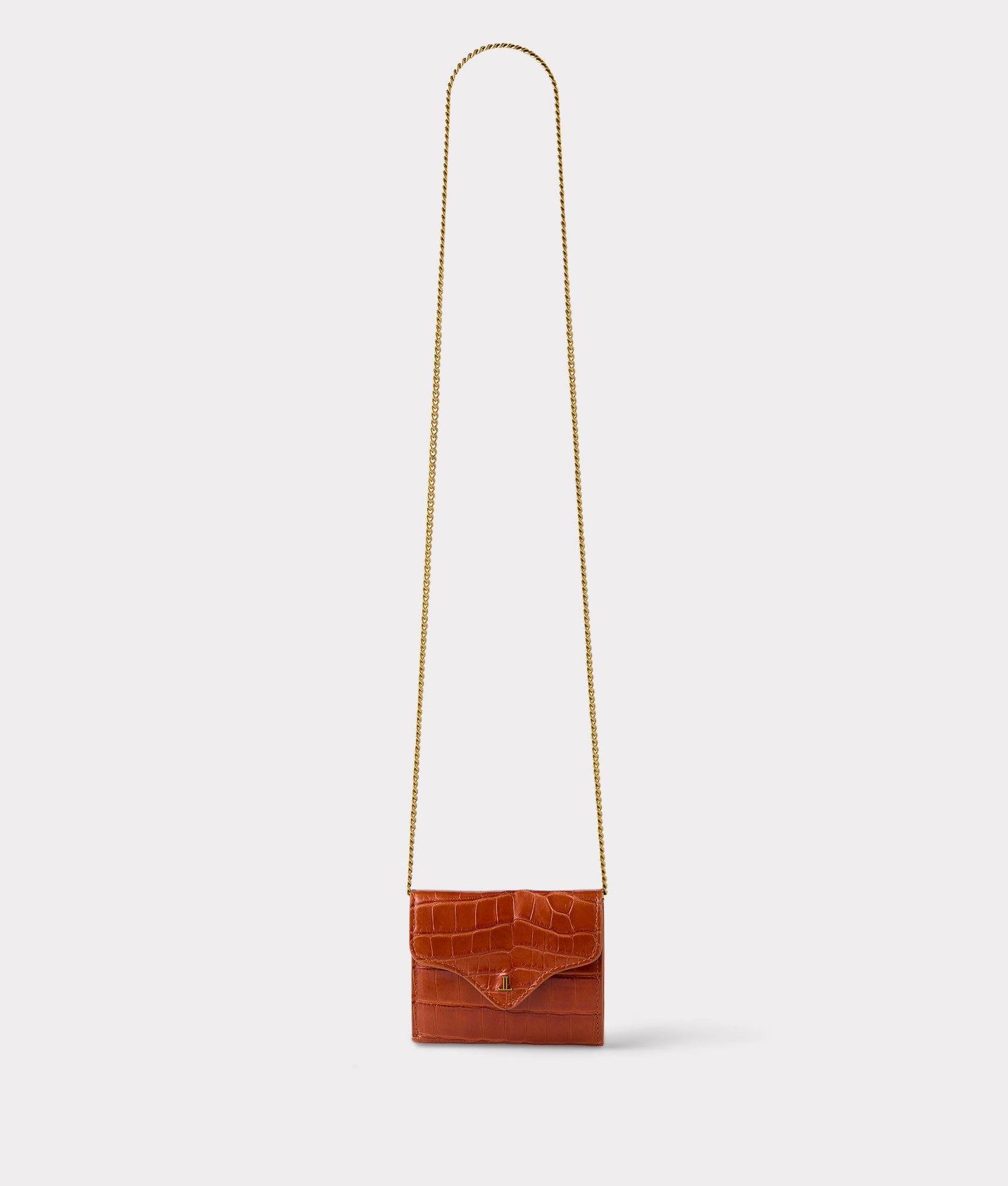 Short Exotic Wallet On A Chain :: Yellow - Image 6