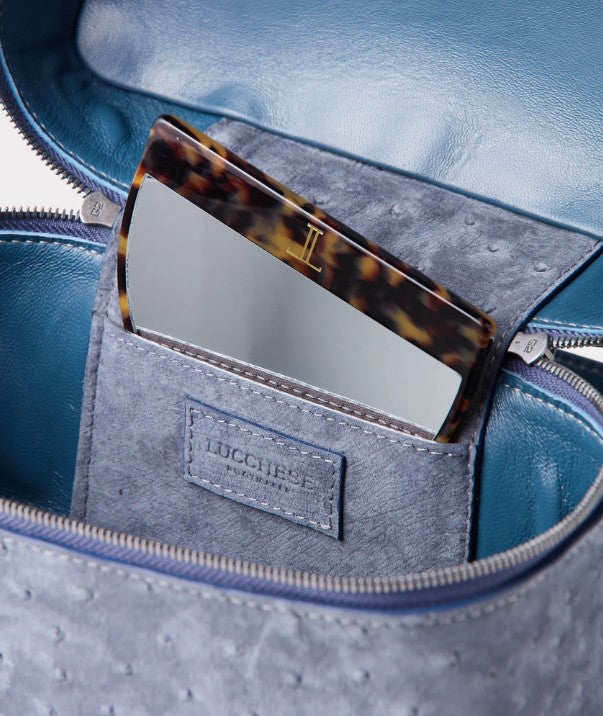Lauren Exotic Vanity Tote :: Storm Blue - Image 9