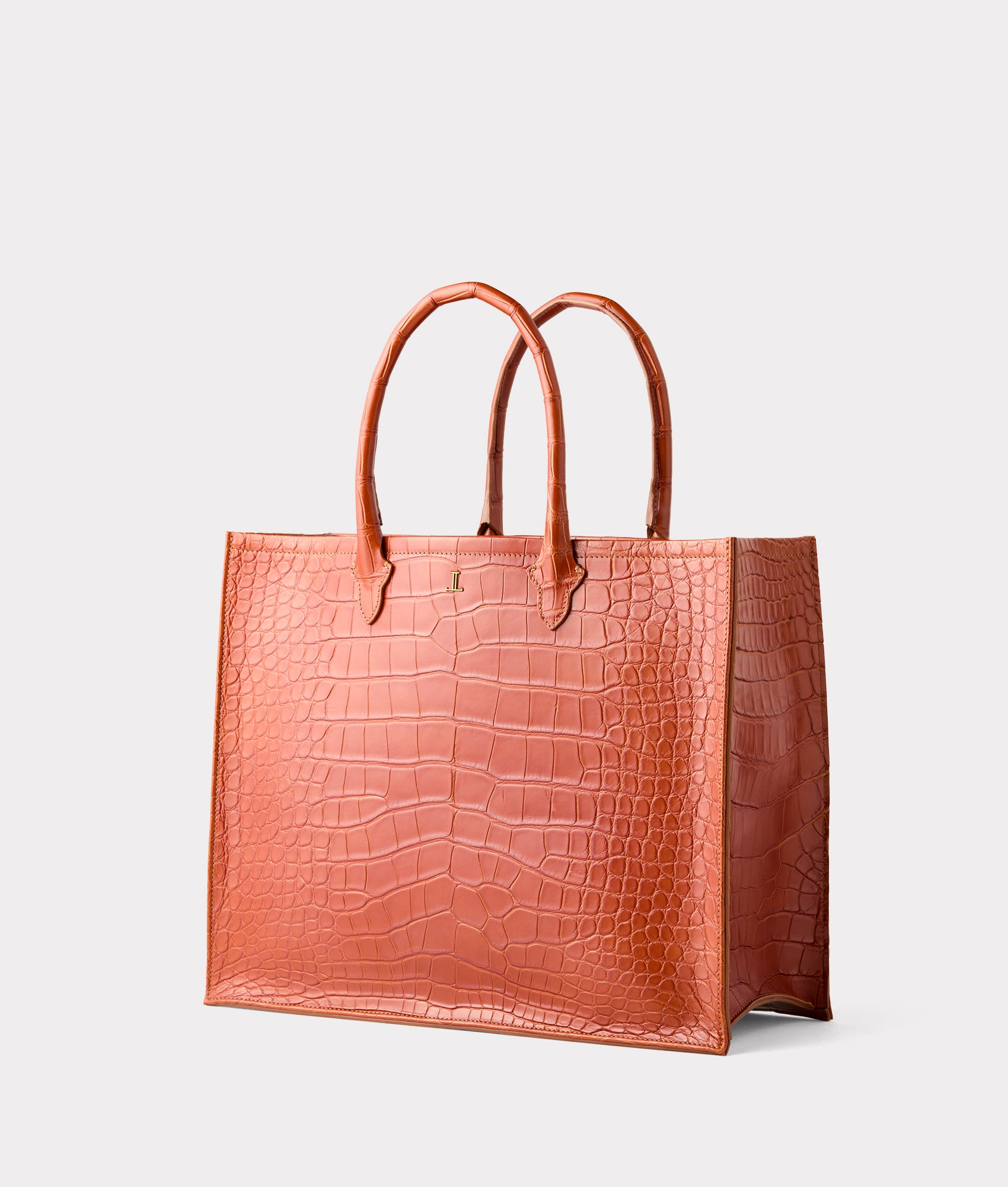 Large Alice Exotic Book Tote :: Honey - Image 8