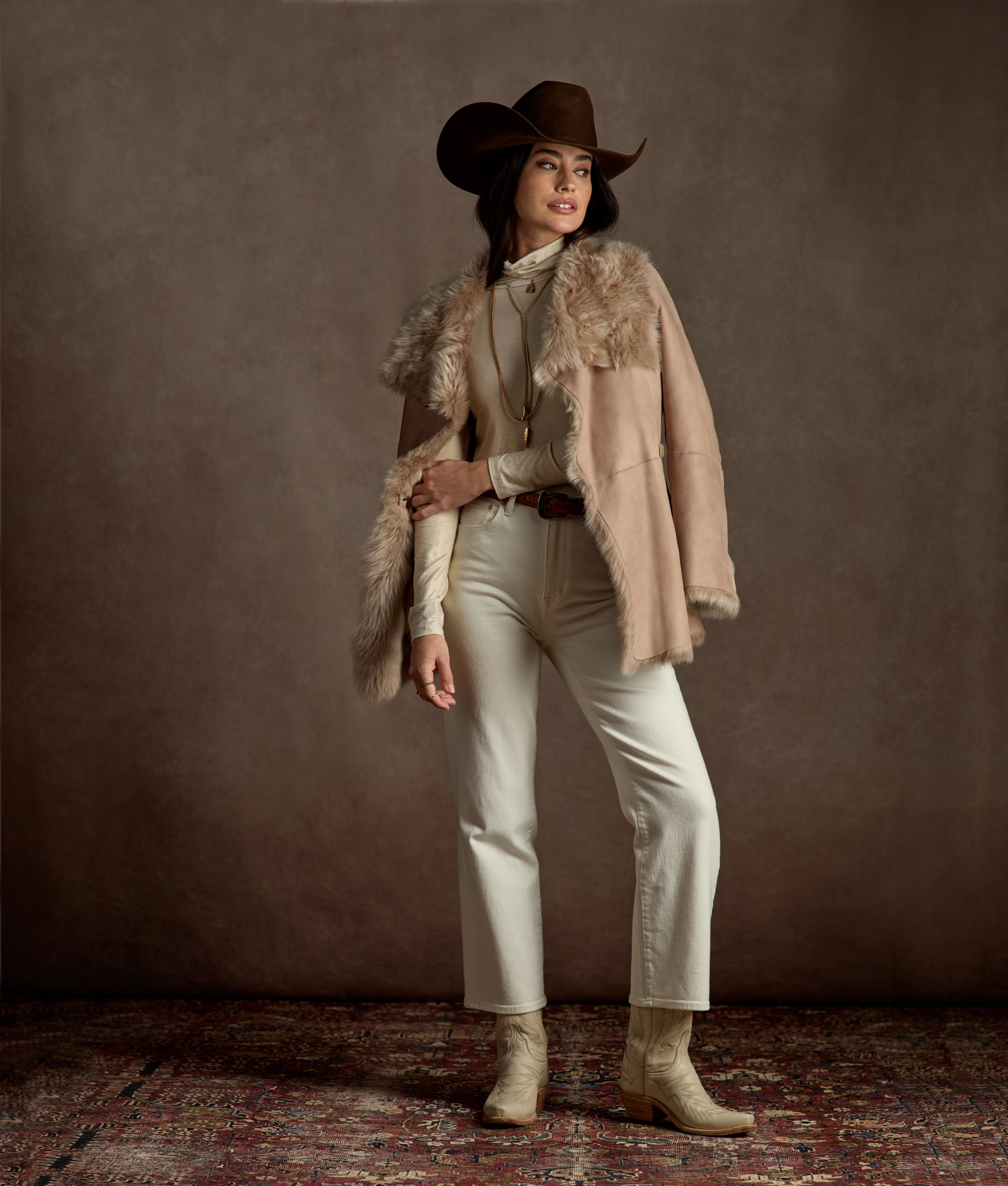 Aria Turtleneck :: Ivory - Image 4