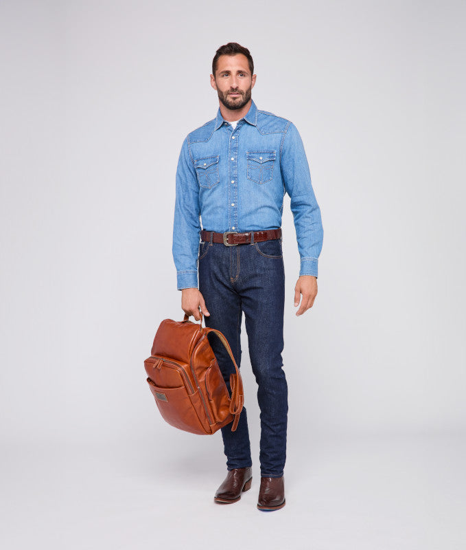 Cosimo Backpack :: Cognac - Image 5