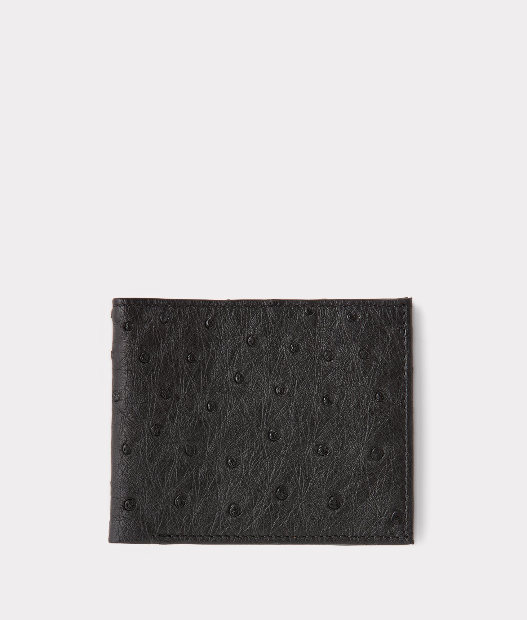 Hipster Wallet ?C Ostrich :: Black - Image 3