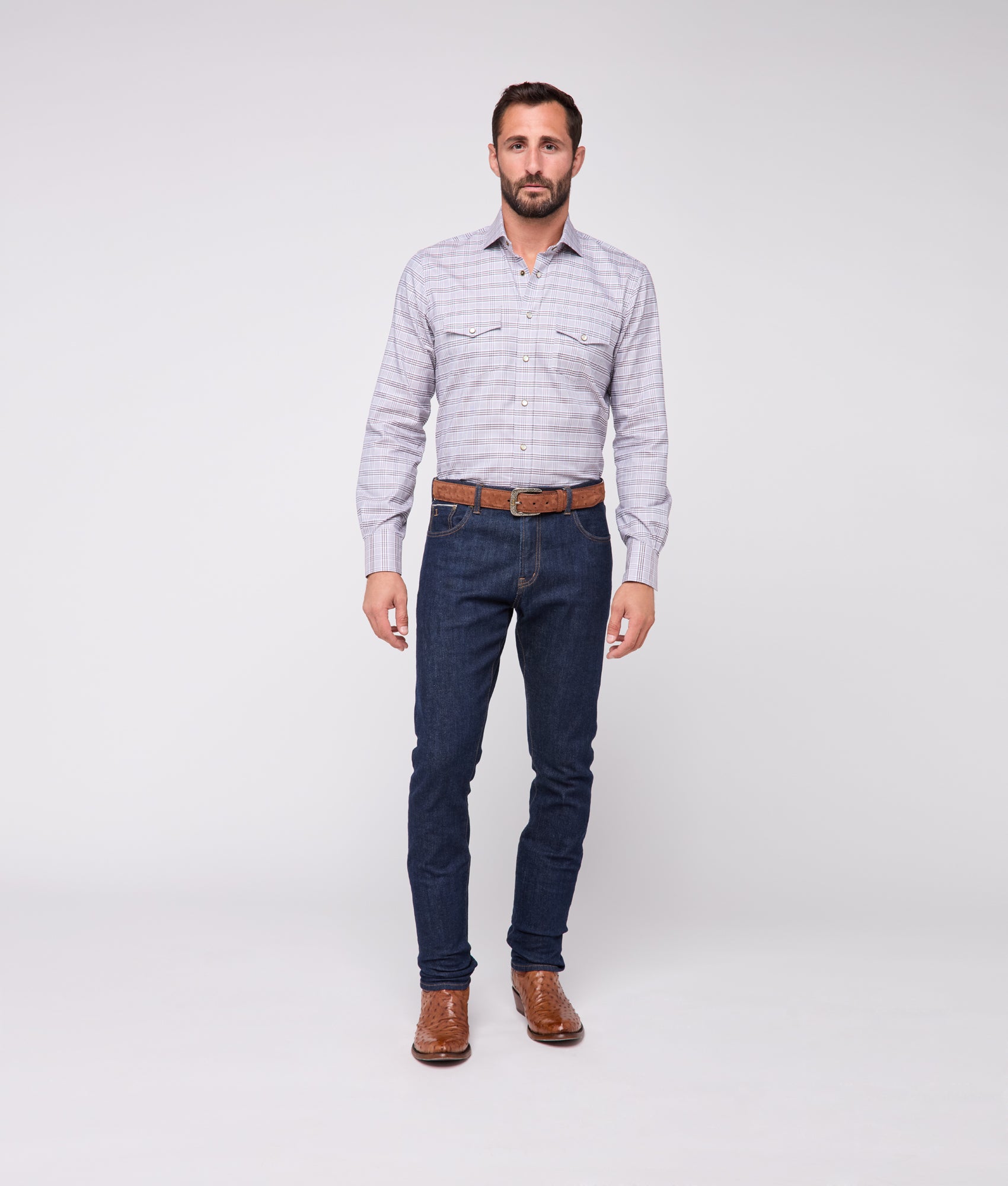 Straight Shooter Belt :: Tobacco - Image 3