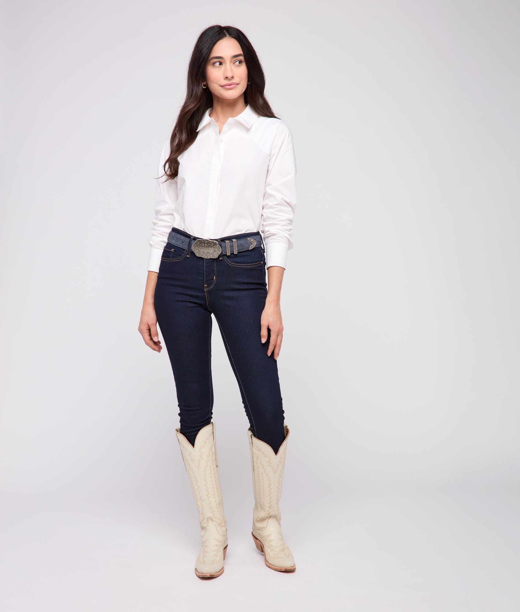 Sweetheart Belt :: Storm Blue - Image 3