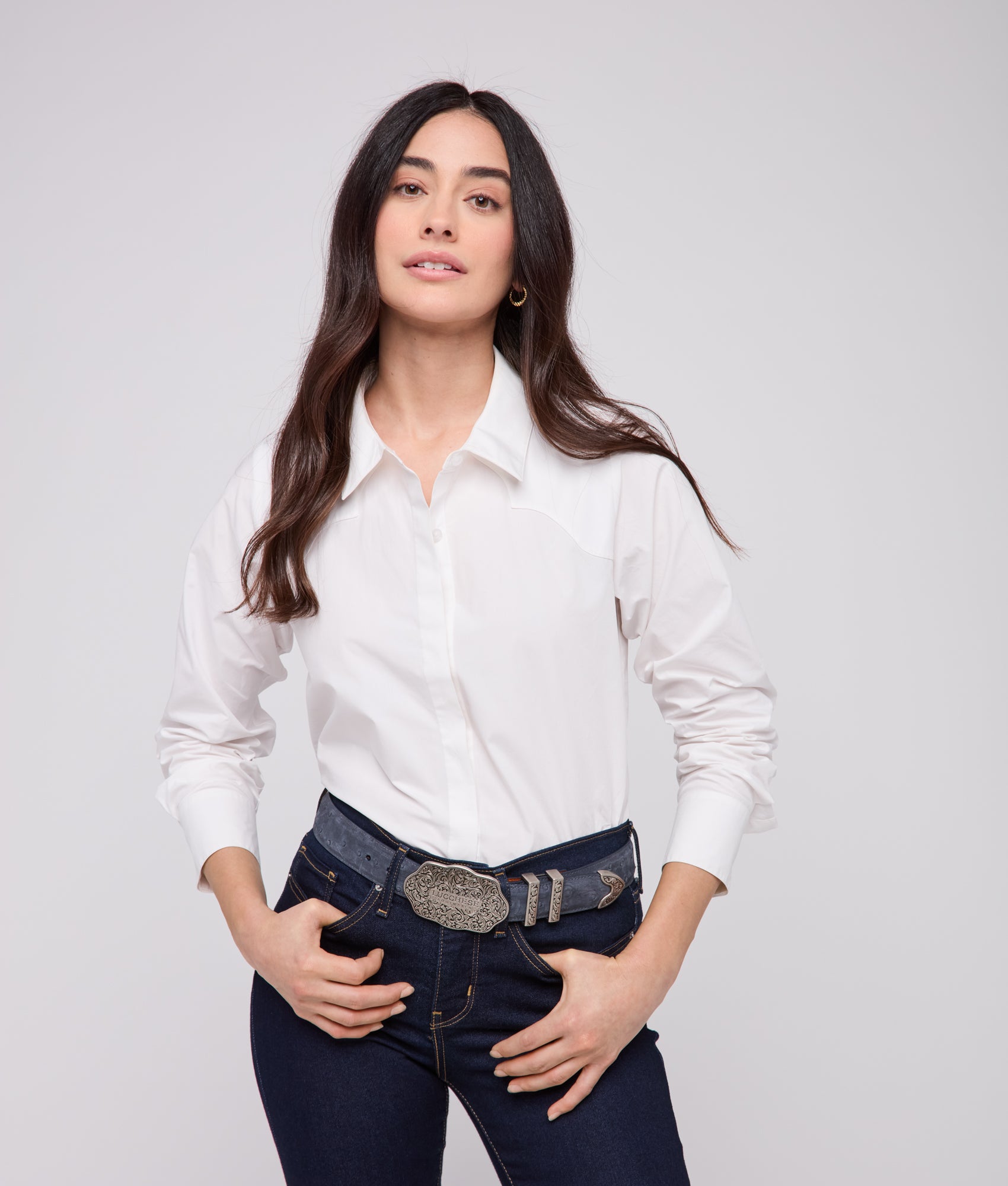 Sweetheart Belt :: Storm Blue - Image 2