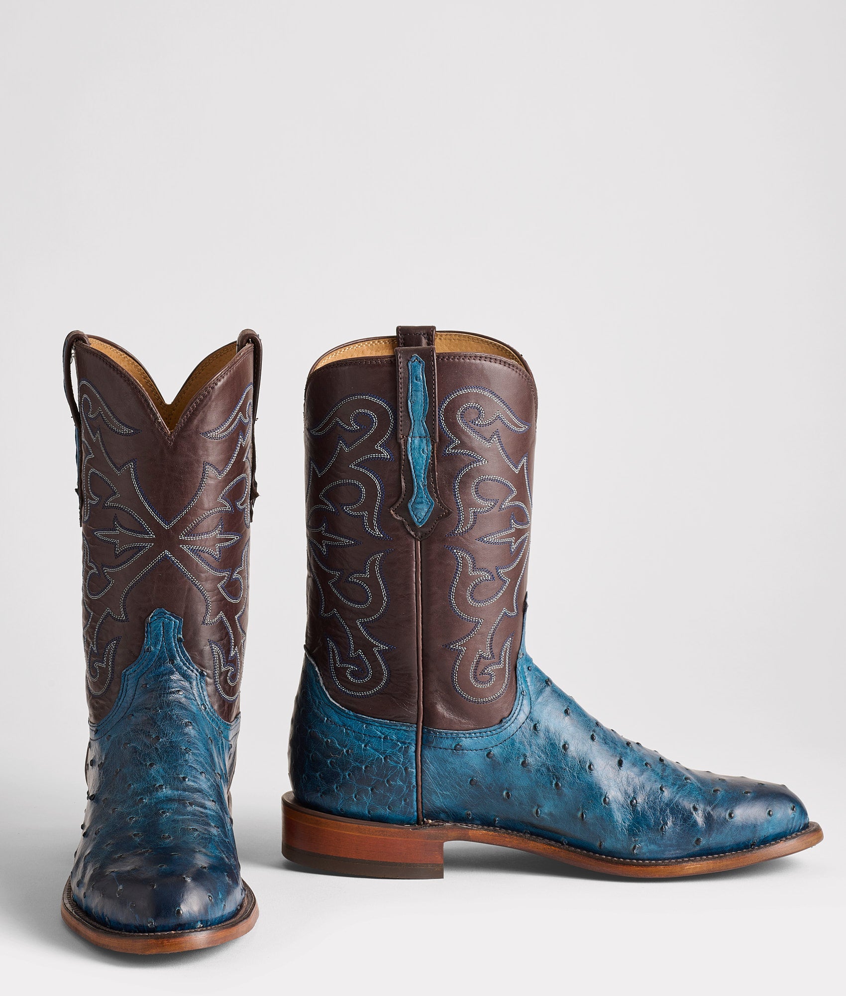Hudson :: Navy + Chocolate - Image 2