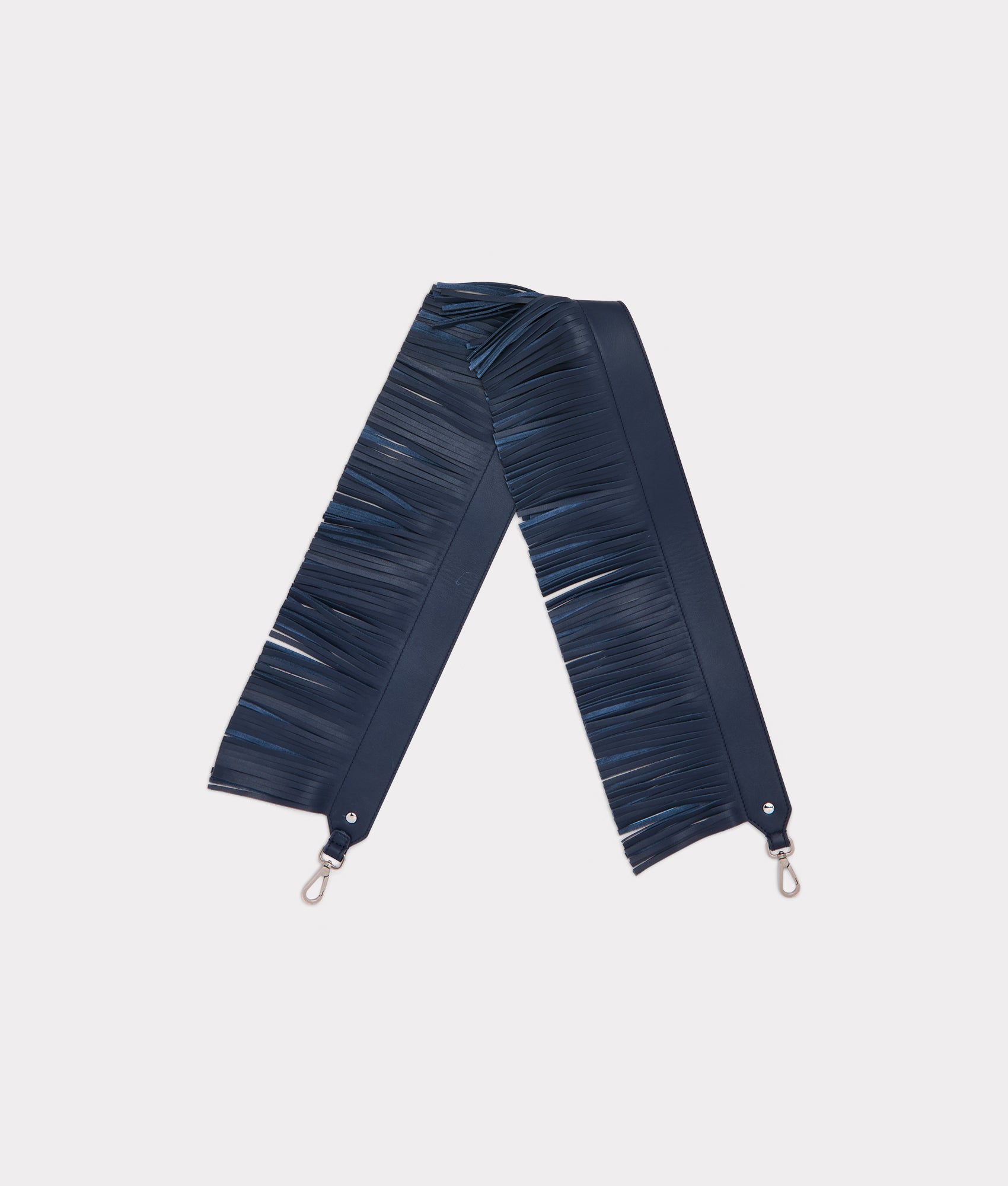 Fringe Handbag Strap :: Navy - Image 7