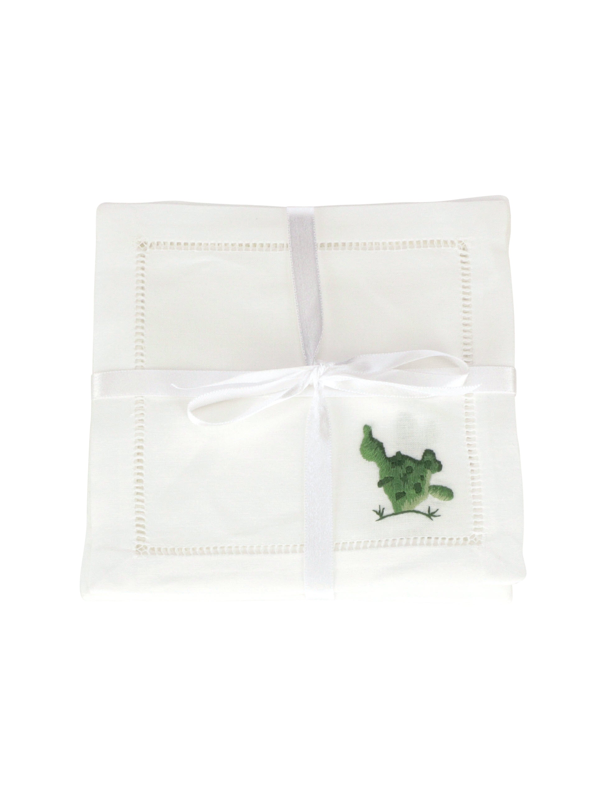 Cactus Cocktail Napkins :: White - Image 3