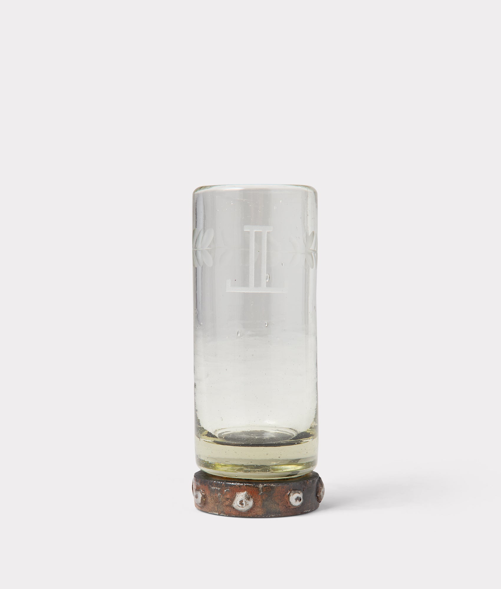 Mirrored L Triple Zackshot Glass :: Iron