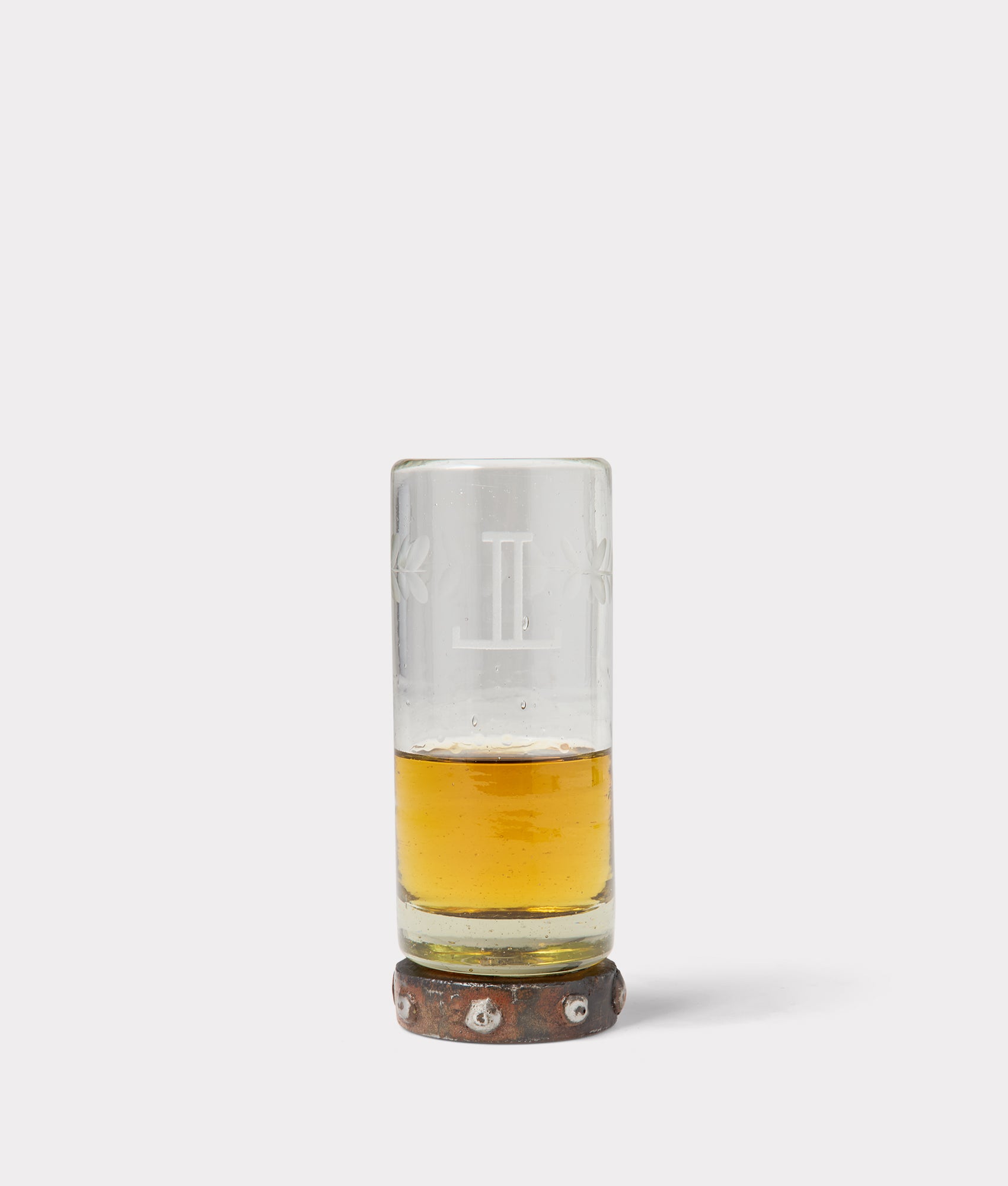 Mirrored L Triple Zackshot Glass :: Iron - Image 2