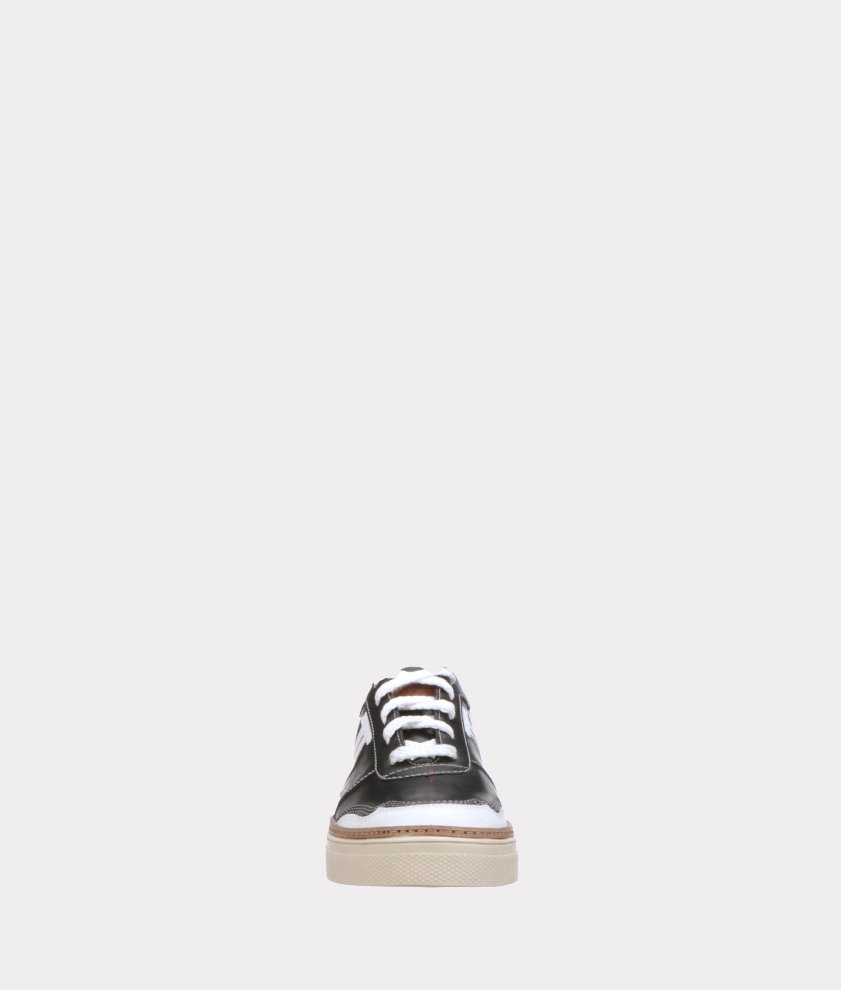 Double L Lace Up Sneakers :: Black - Image 2