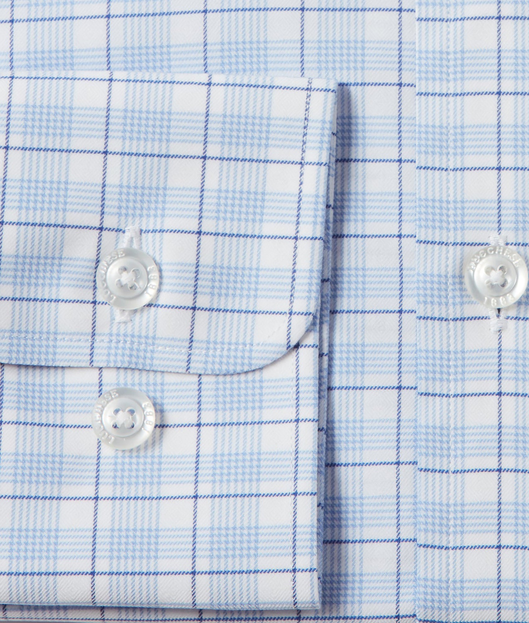 San Antonio :: White And Blue Graph Plaid - Image 9
