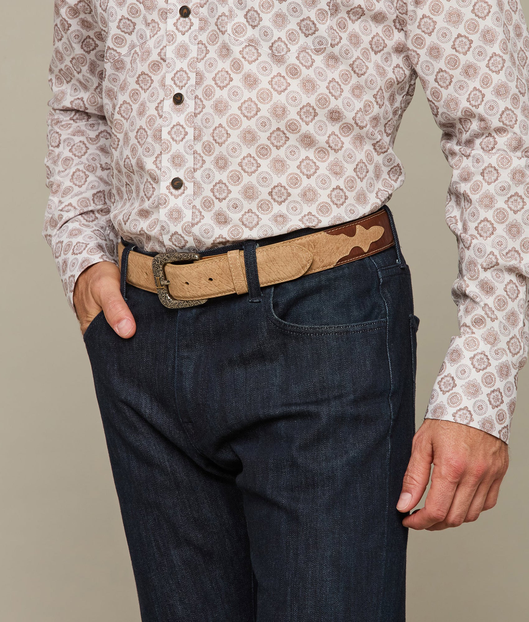 High Plains Belt :: Saddle Tan - Image 2