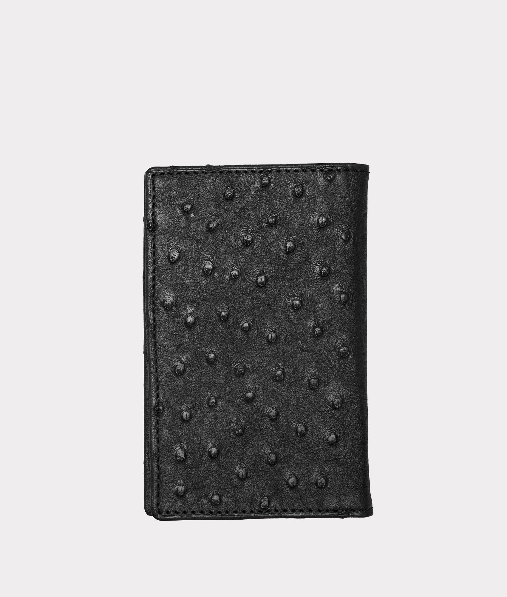 Bifold Wallet ?C Ostrich :: Black - Image 3